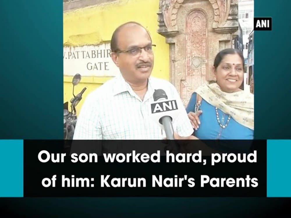 Our son worked hard, proud of him: Karun Nair's Parents | Watch the ...