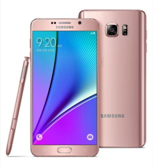 蘋果iPhone 6s推出玫瑰金引爆熱潮，三星（Samsung）也宣布Galaxy Note 5將加入全新粉紅金（Pink Gold）配色，預計10月23日率先於韓國開賣。