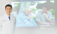 奇美醫學中心老年醫學科主治醫師陳炳仁，因阿公罹患失智症，啟發他到國外考據在宅醫療照護案例，盼實際應用於提供台南在地的老人居家照護。（曹婷婷攝）