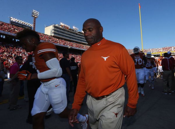 Image result for ESPN anchor uses unfortunate metaphor to explain Charlie Strong's job status at Texas