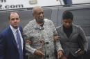 Actor and comedian Bill Cosby arrives with attorney   for his arraignment on sexual assault charges at the Montgomery County Courthouse   in Elkins Park, Pennsylvania
