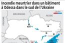 INCENDIE MEURTRIER DANS UN BÂTIMENT À ODESSA DANS LE SUD DE L’UKRAINE