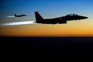 Estados Unidos lidera una campaña de ataques aéreos, que comenzaron el pasado mes de septiembre y que son lanzados junto a una amplia coalición internacional contra posiciones de los yihadistas en Irak. EFE/Archivo