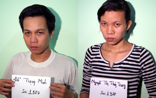 Vợ chồng Minh, Trang tại nhà tạm giữ của công an