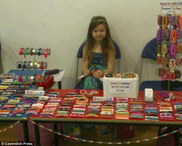 Isabel has created her own loom band business to raise money to help her replace her iPod touch