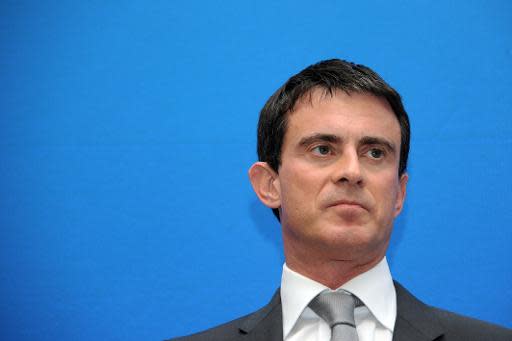 Le Premier ministre Manuel Valls lors d'une conférence de presse le 4 décembre 2014