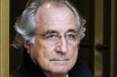 File photo of Bernard Madoff exiting the Manhattan federal court house in New York