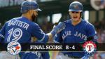 Blue Jays even playoff series with Rangers