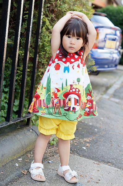 小QQ私服大公開 (3Y) --繽紛初夏‧KK Children Designs美國製手工洋裝