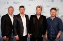 Juno Nominees Nickelback arrive on the red carpet for   the 2016 Juno Awards in Calgary