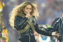 La cantante Beyoncé, durante una actuación en la Super Bowl 50, el 7 de febrero de 2016 en el estadio Levi de Santa Clara, California
