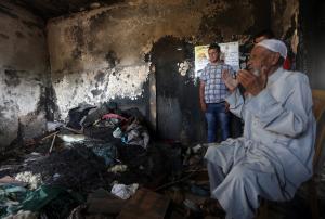 Mohammed, the father of Saad Dawabsha, at the family&#39;s &hellip;