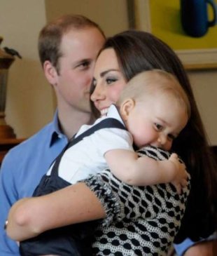 Kate Middleton and Prince George 