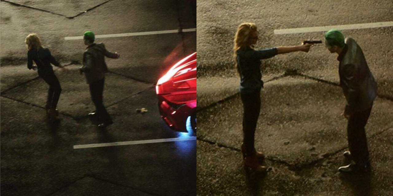 More Set Photos Of Joker & Harley Quinn From Suicide Squad Surface ...