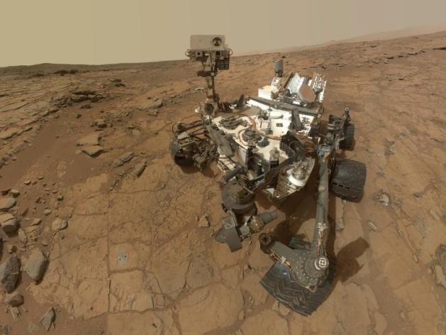 Ein Handout der Nasa zeigt den Marsrover Curiosity. Foto: NASA