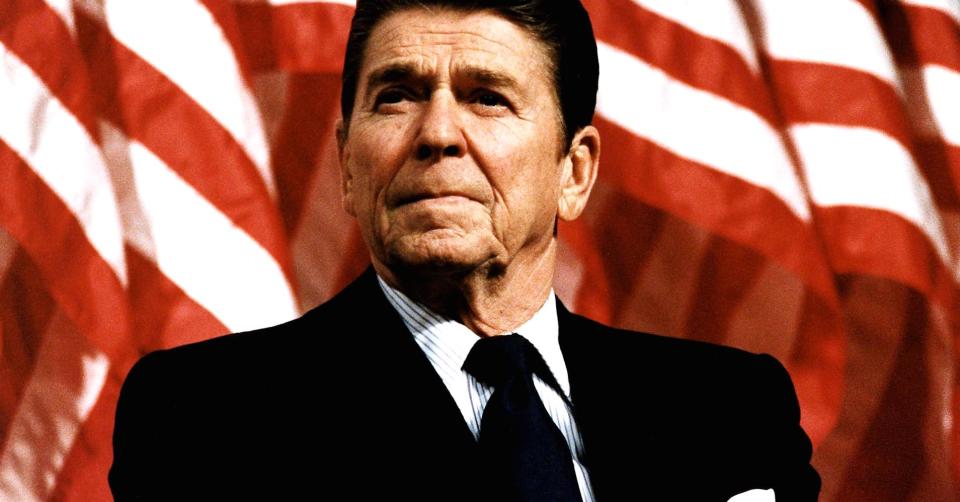 Ronald Reagan caught in gas tax debate crossfire