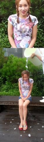 李宥利參與「冰桶挑戰」