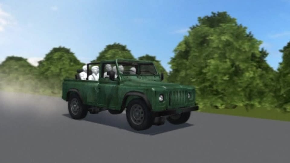 Jeep crash video #4