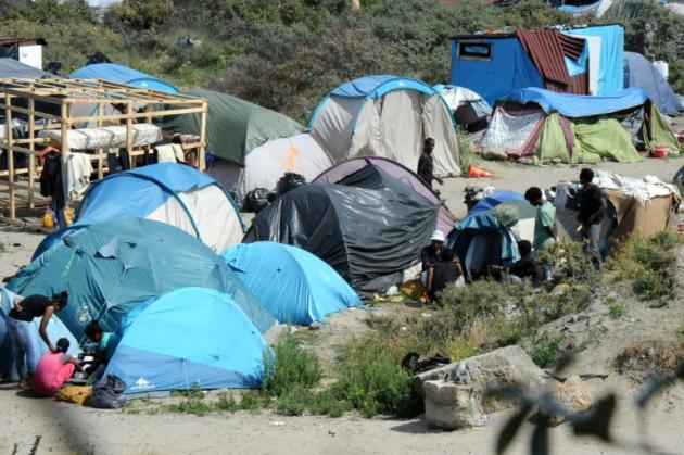 La "Nouvelle Jungle" à Calais, camp de migrants qui voudraient rejoindre la Grande-Bretagne, le 2 août 2015
