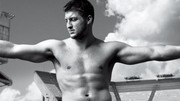 Tebow celebrating 25th birthday with shirtless GQ photos 