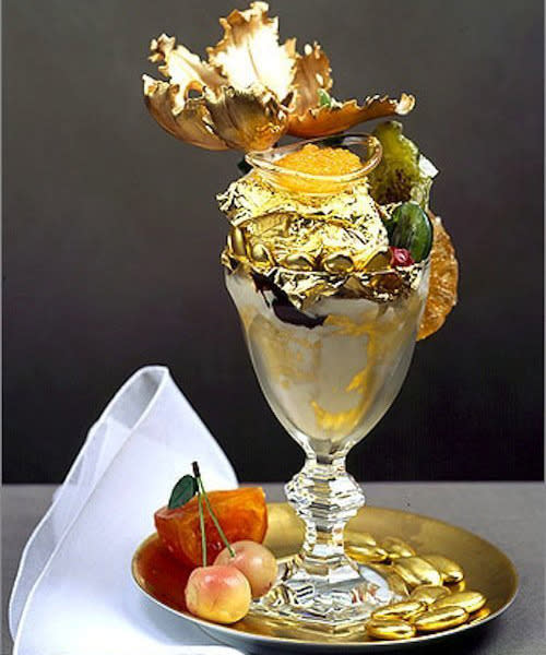 4. The "Golden Opulence" sundae