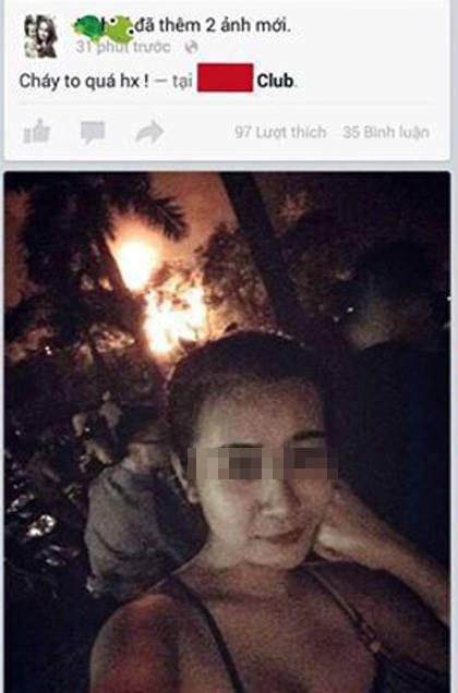 Cô gái gây bão vì chụp ảnh 'tự sướng' trước đám cháy bar Luxury Co-gai-6770-1411549422-20140925-021243-966