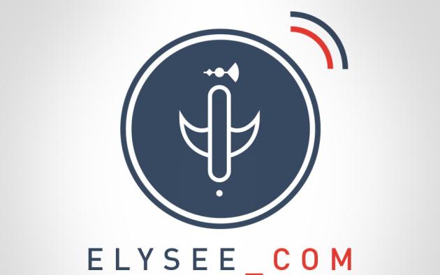 Le logo du compte Twitter @Elysee_com représente le «faiseau licteur» républicain stylisé., @ELYSEE_COM