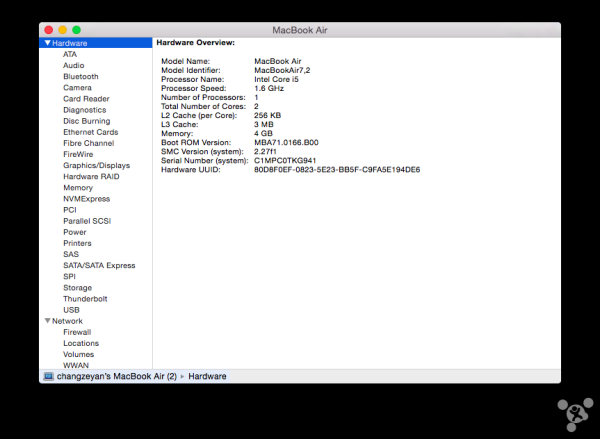 2015 新 MacBook Air 规格截图流出, 有一个意