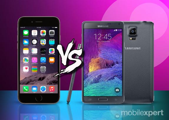 Speed ​​Test: iPhone vs Galaxy Plus 6 Note 4 