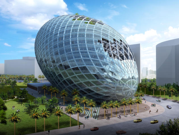 Egg-shaped building coming up in Mumbai