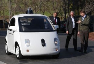 Google自動駕駛車輛。(圖:AFP)