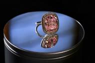 Property tycoon Joseph Lau spent $28.5 million buying a rare 16.08-carat pink diamond, the largest of its kind to ever go under the hammer, from Christie's, which he rebaptised "Sweet Josephine"