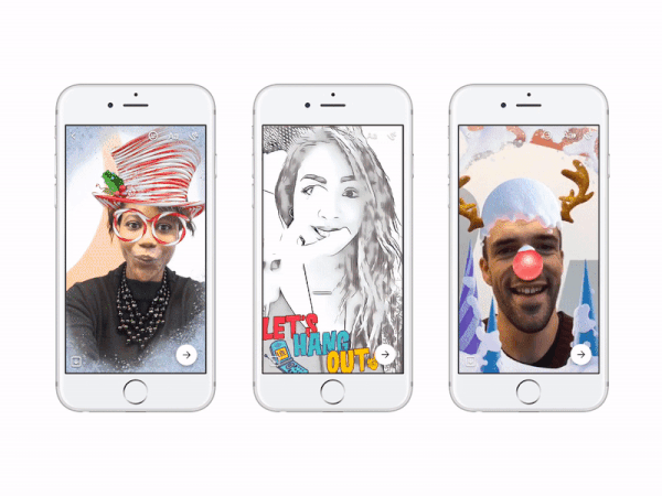 歡樂聖誕更逗趣！臉書Messenger推出全新相機特效