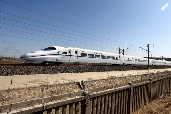 Bullet trains, like this one in China, can travel up to speeds of 320 km/h. (Xinhua/IANS)