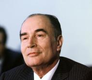 (Arquivo) O ex-presidente socialista francês François Mitterrand (1981-1995)