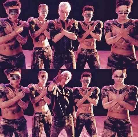 勝利公開BIGBANG「BANG BANG BANG」MV拍攝現場花絮照