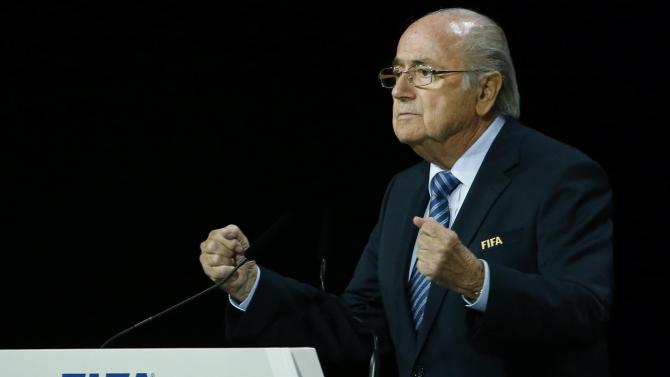 Football - Sepp Blatter wins election to remain FIFA president