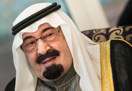 Saudi Arabia's King Abdullah bin Abdulaziz al-Saud, pictured in Rawdat al-Khuraim, on January 5, 2014