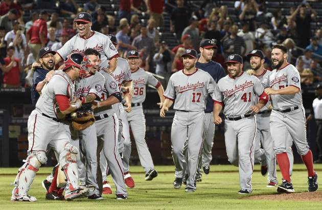 A year delayed, Nats celebrate 2nd NL East title