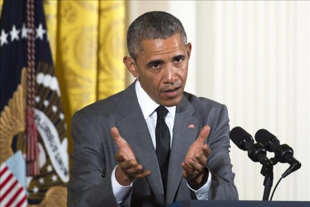 El presidente de Estados Unidos, Barack Obama, el pasado lunes en la Casa Blanca. EFE
