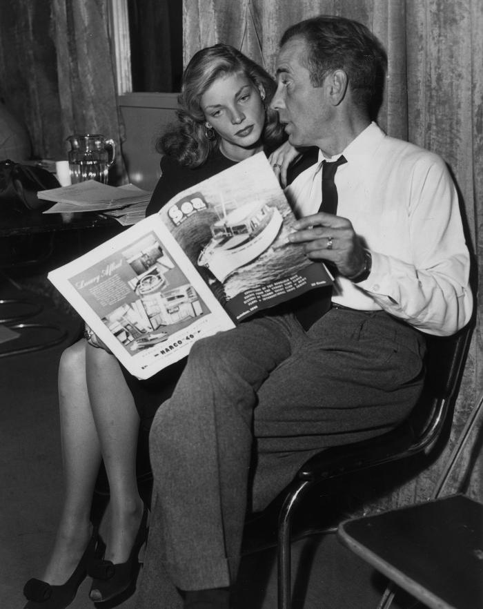 Lauren Bacall and Humphrey Bogart