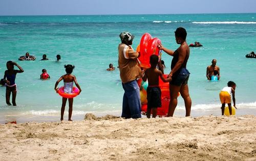 Helshire beach in Jamaica