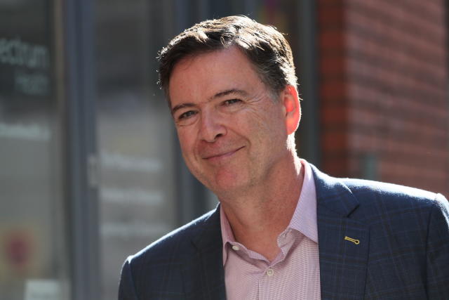 Former FBI Director James Comey, in an op-ed on Sunday, voiced support for the bureau as it investigates the allegations against Supreme Court nominee Brett Kavanaugh. (Brian Lawless - PA Images via Getty Images)