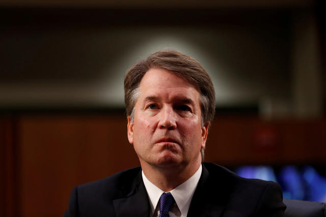 U.S. Supreme Court nominee Judge Brett Kavanaugh listens during his Senate Judiciary Committee confirmation hearing on Sept. 4. (Photo: Joshua Roberts/Reuters)