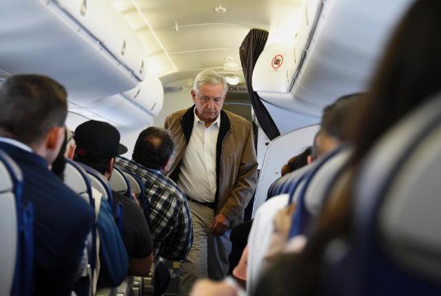 Mexico President Andres Manuel Lopez Obrador always travels by commercial flights, even sitting in economy class
