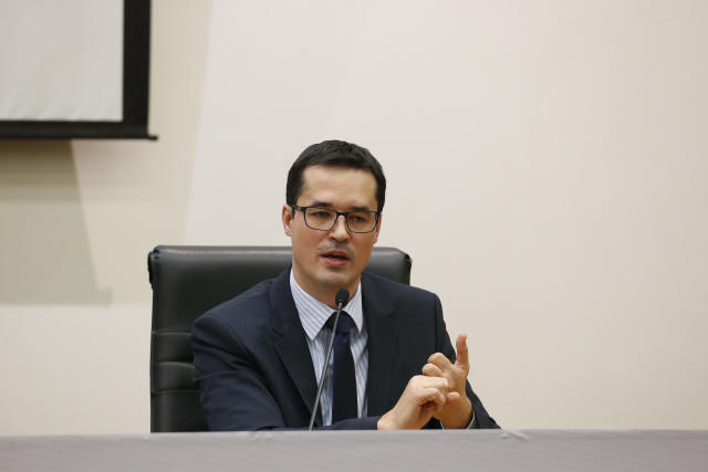 ***FOTO DE ARQUIVO*** BRASÍLIA, DF, 28.06.2016 - Deltan Dallagnol, coordenador da força-tarefa da Lava Jato, durante um seminário em Brasília. (Foto: Pedro Ladeira/Folhapress)