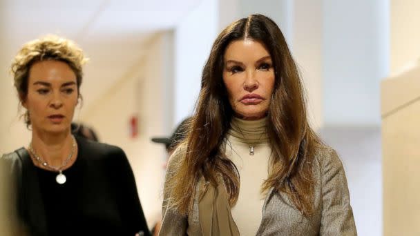 PHOTO: Former model Janice Dickinson arrives at the sentencing hearing for the sexual assault trial of Bill Cosby at the Montgomery County Courthouse in Norristown, Pa., Sept. 24, 2018. (David Maialetti/Pool via Reuters)