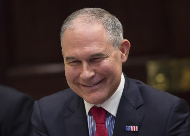 The expense comes as Pruitt faces a whirlwind of corruption accusations and ethical scandals. (Pool via Getty Images)