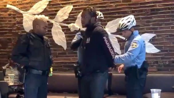 PHOTO: Two men were arrested at a Starbucks in Philadelphia, April 12, 2018. (Twitter)
