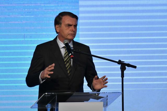***ARQUIVO***BRASÍLIA, DF, 21.08.2019: Presidente da República, Jair Bolsonaro, durante Congresso do Aço, realizado no CICB, em Brasília. (Foto: Mateus Bonomi/Agif/Folhapress)